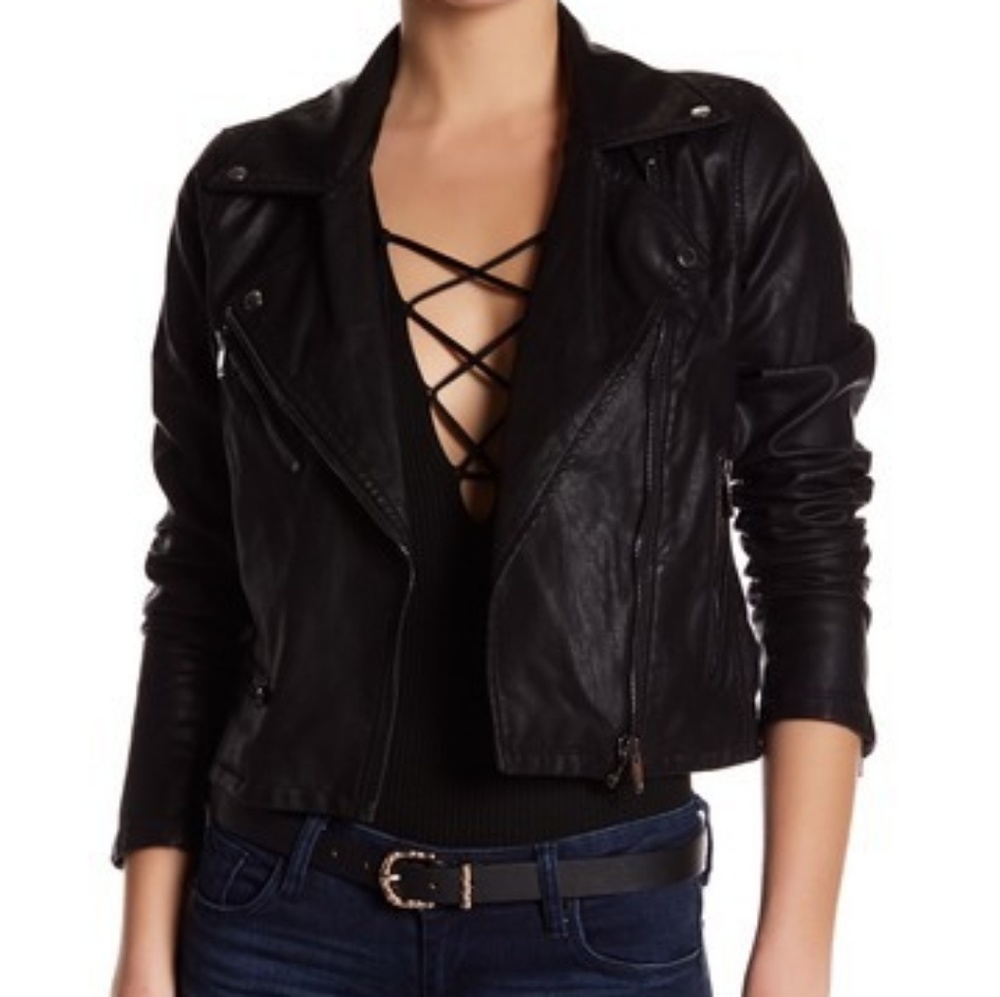 Motorcycle Jacket Leather Blank NYC